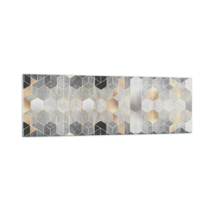 Glastavla - Bild på glas - Diamantkomposition - 160x50 cm