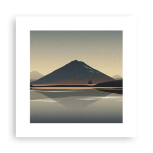 Affisch - Spegelbild - 30x30 cm