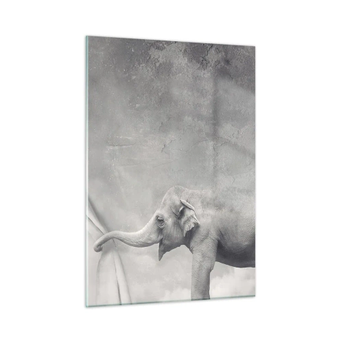 Glastavla - Bild på glas - Avslöja hemligheten - 50x70 cm