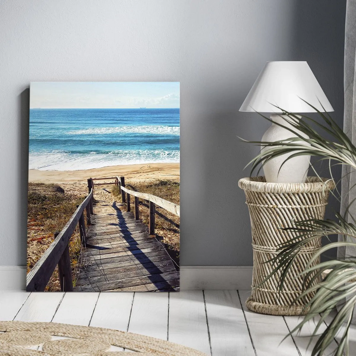 Canvastavla - Bild på duk - Spring! - 70x100 cm