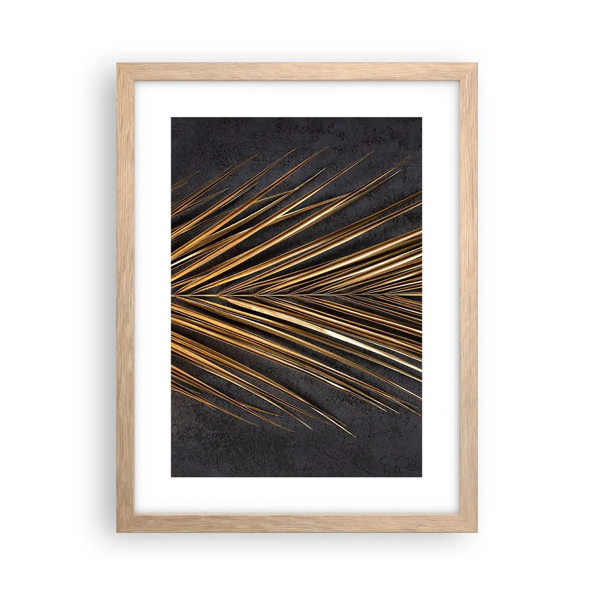 Affisch i ram av ljusek - Tropikens guld - 30x40 cm