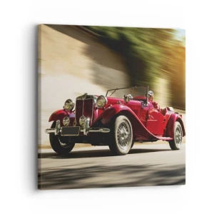 Canvastavla - Bild på duk - Vackrare än Nike från Samothrakis - 30x30 cm