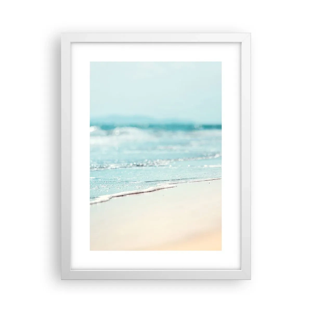 Affisch i vit ram - Värme och brus - 30x40 cm