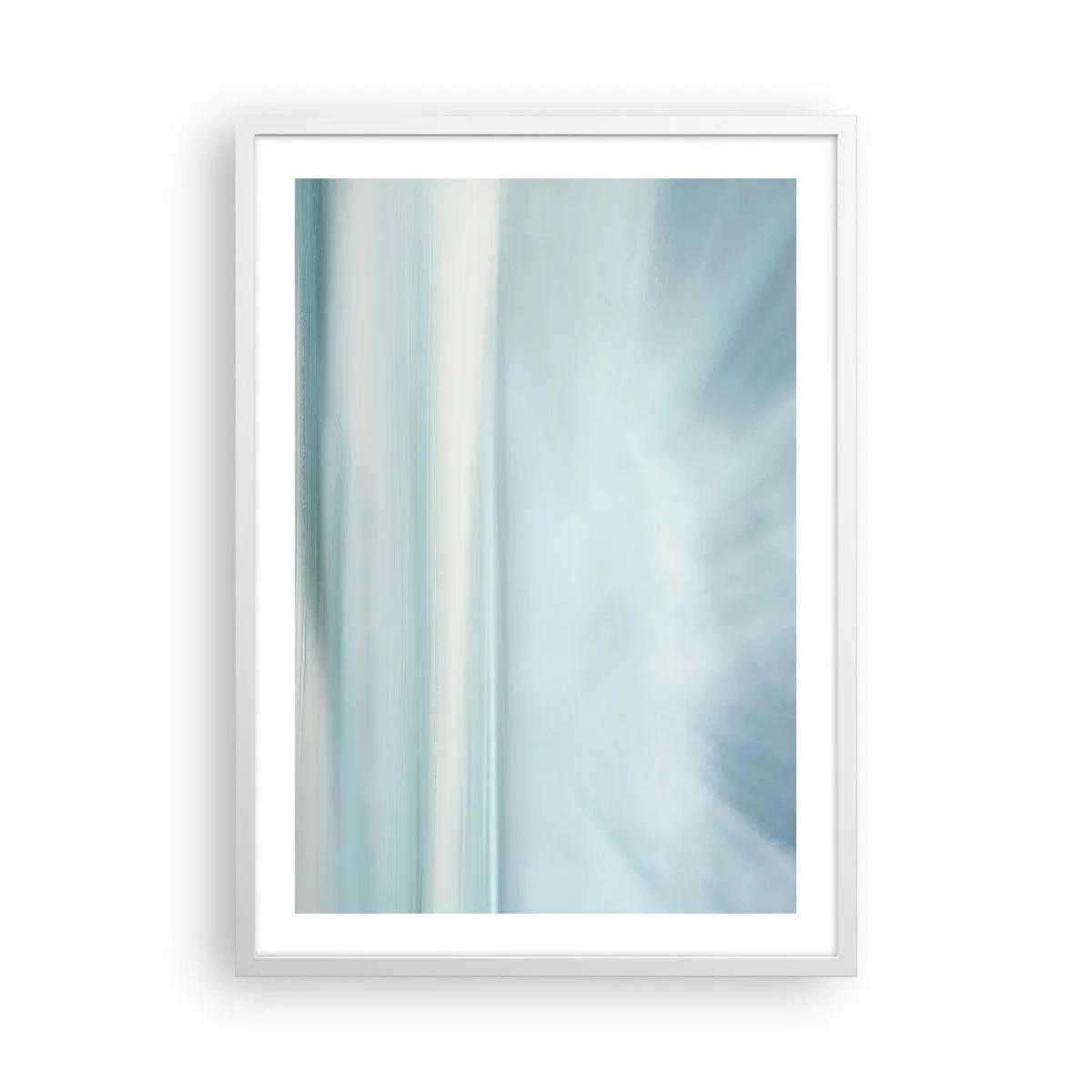 Affisch i vit ram - Fred hela vägen till horisonten - 50x70 cm