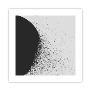 Affisch - Partiklarnas rörelse - 40x40 cm