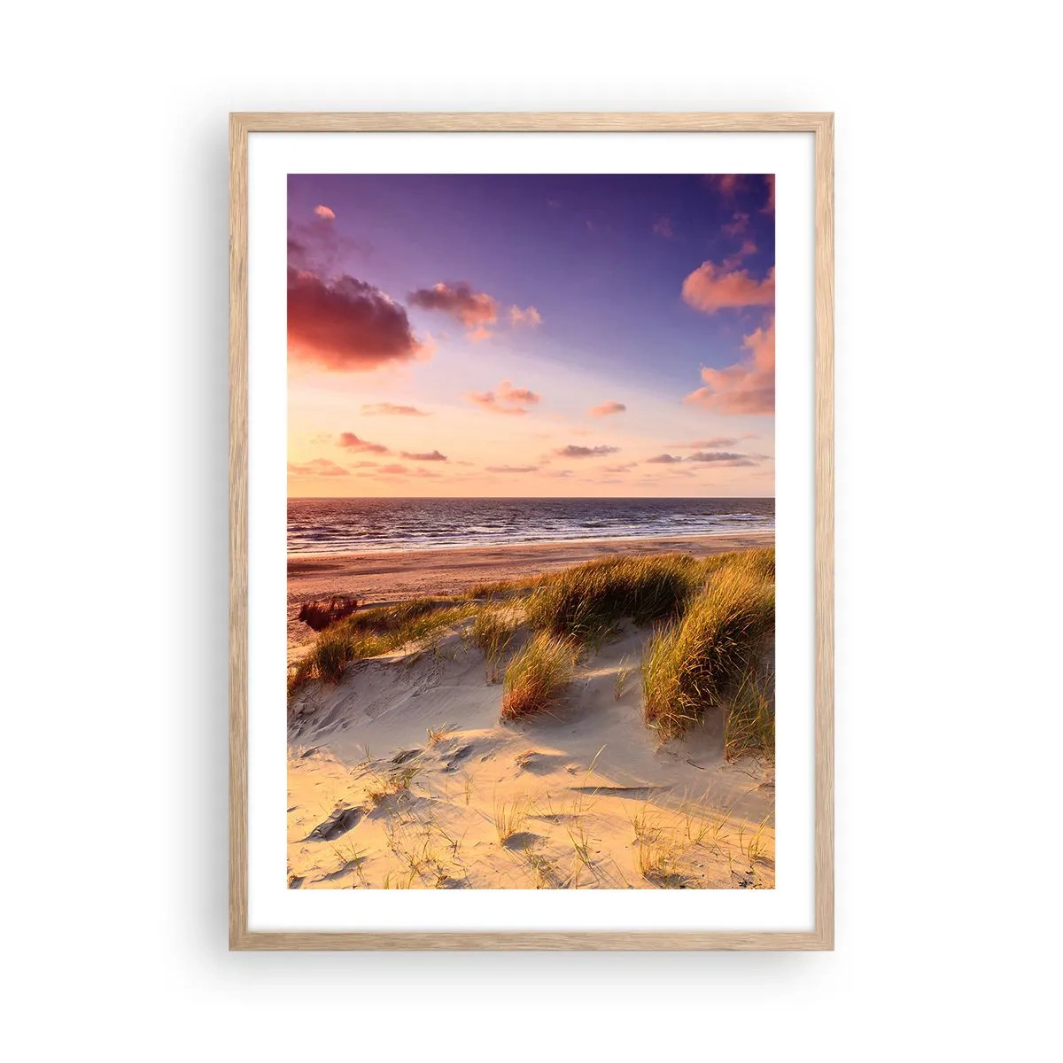 Affisch i ram av ljusek - Luften luktar sommar - 50x70 cm