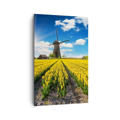 Canvastavla - Bild på duk - Mer holländskt kan inte vara - 80x120 cm