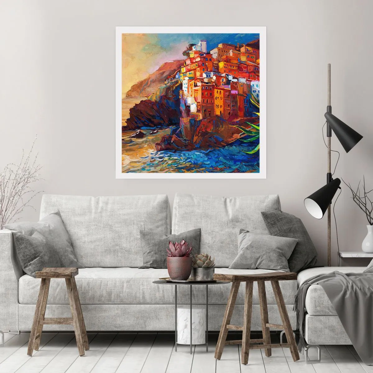 Affisch - Italiensk stämning - 50x50 cm