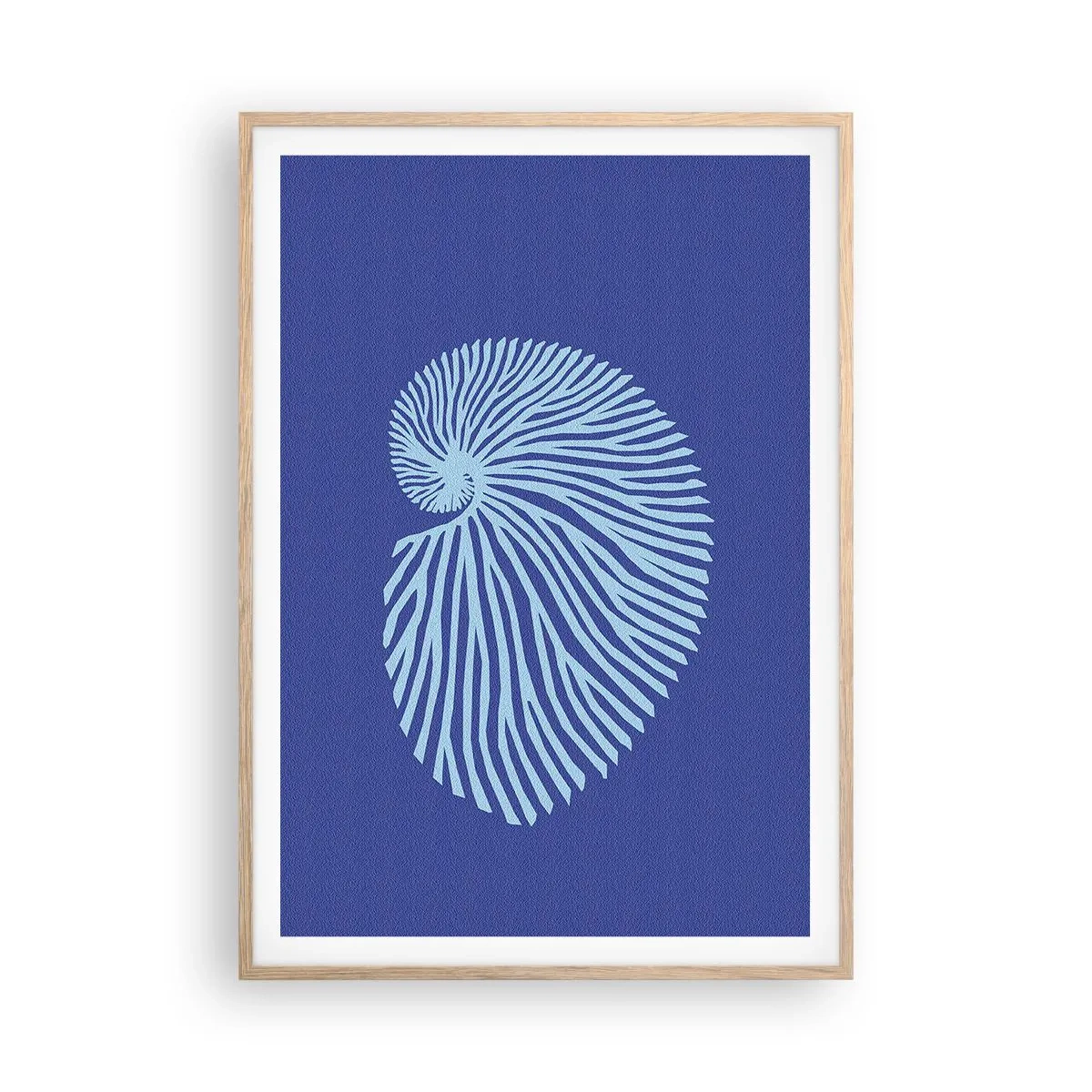 Affisch i ram av ljusek - Födelse av ett skal - 70x100 cm