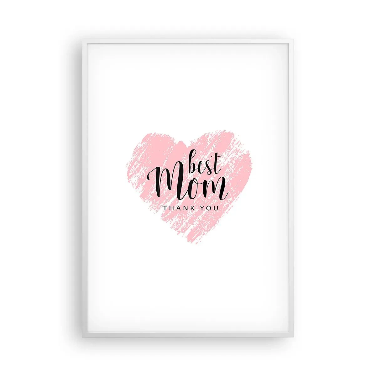 Affisch i vit ram - Alltid rätt ögonblick - 70x100 cm