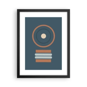 Affisch i svart ram - Sakens kärna - 30x40 cm