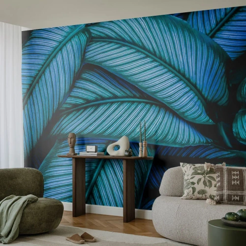 Fototapet på mått Premium Canvas - Livslinjer - Löv, Botanik, Växter