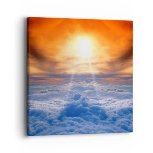 Canvastavla - Bild på duk - Mystiskt landskap - 30x30 cm