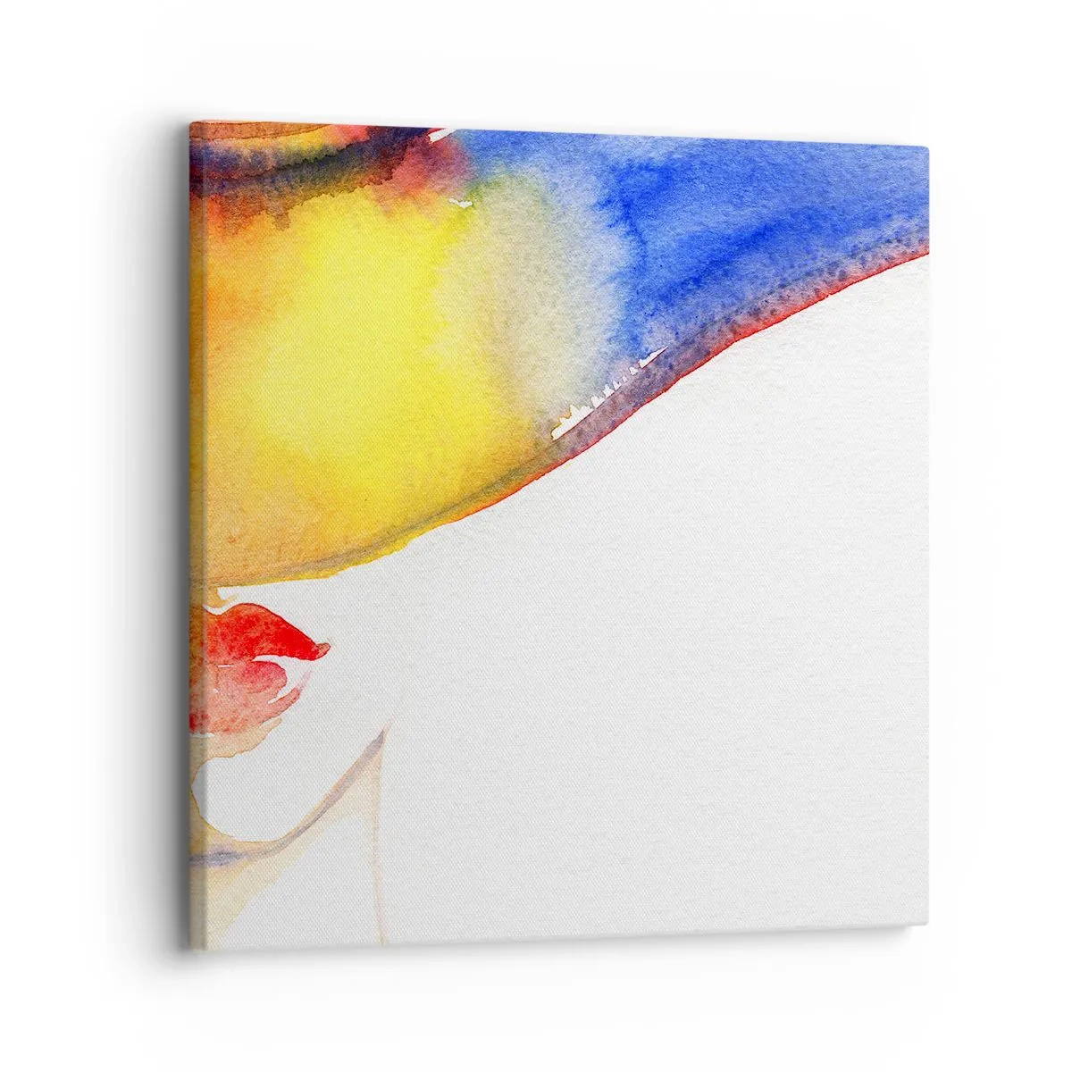 Canvastavla - Bild på duk - Damporträtt    - 30x30 cm