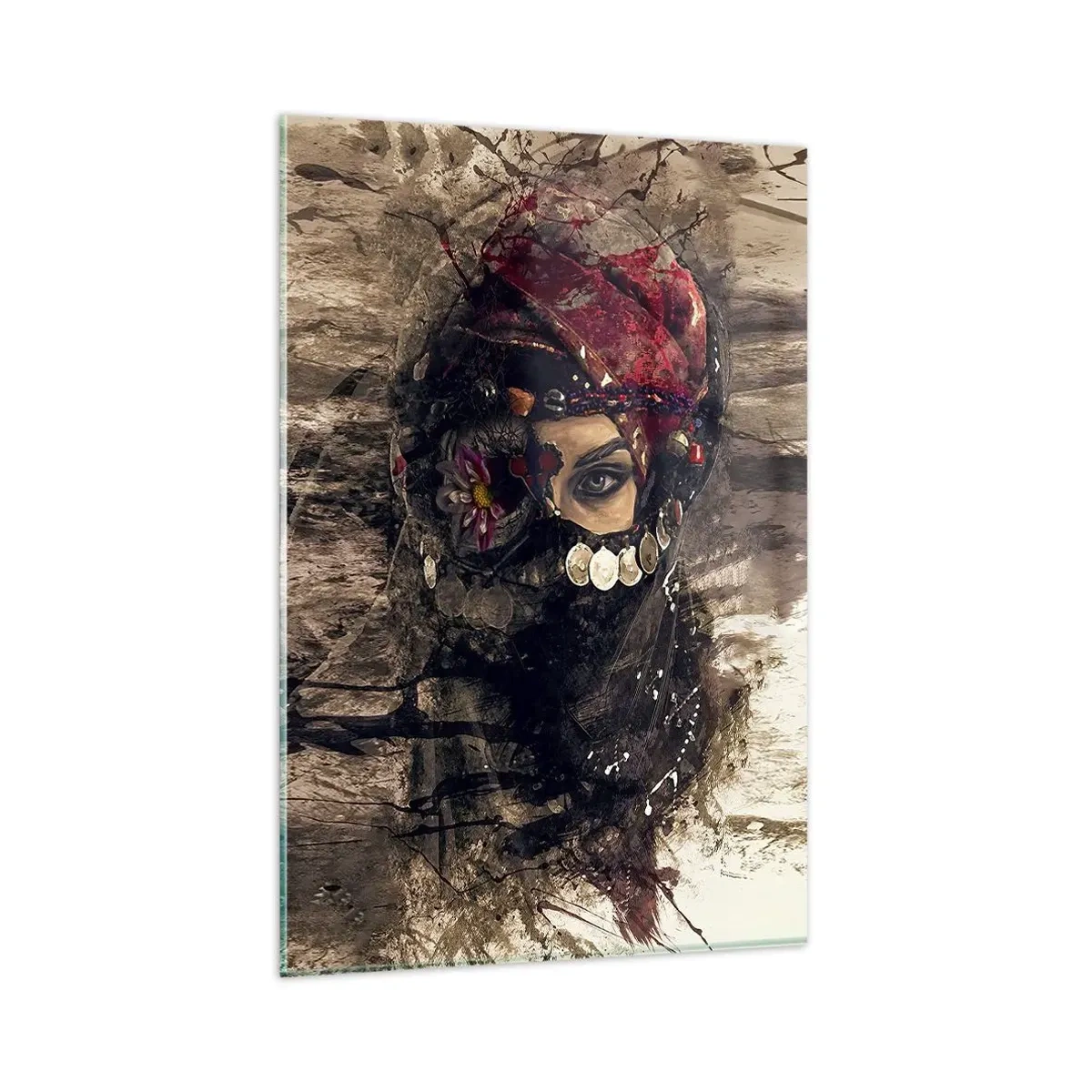 Glastavla - Bild på glas - Minst intrigerande - 80x120 cm