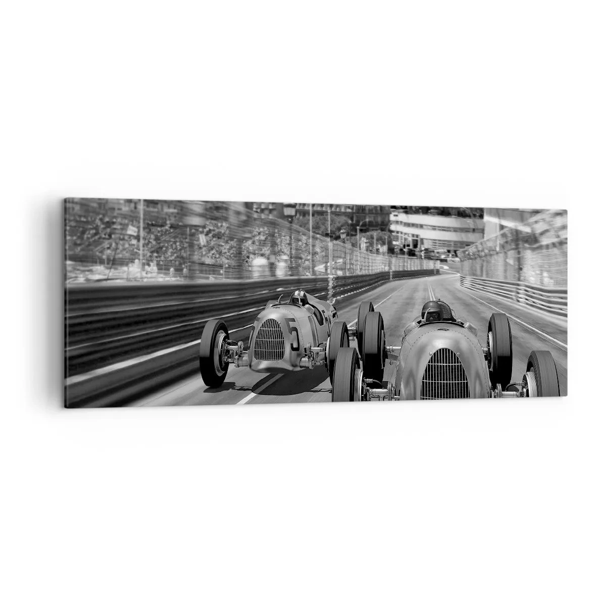 Canvastavla - Bild på duk - För länge sedan i Monte Carlo - 140x50 cm