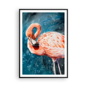 Affisch i svart ram - Dekorativt till sin natur - 70x100 cm