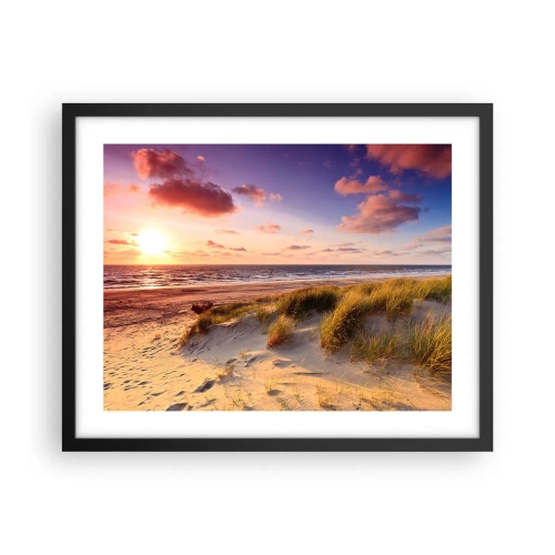 Affisch i svart ram - Luften luktar sommar - 50x40 cm