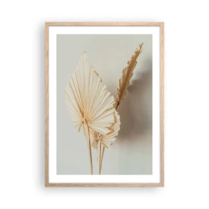 Affisch i ram av ljusek - När du behöver stillhet - 50x70 cm