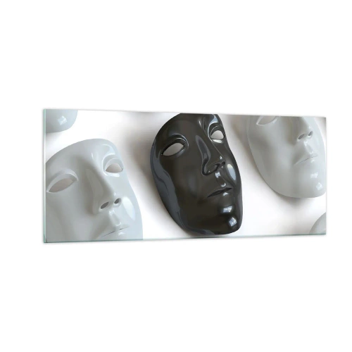 Glastavla - Bild på glas - Hur kan man urskilja sig? - 100x40 cm