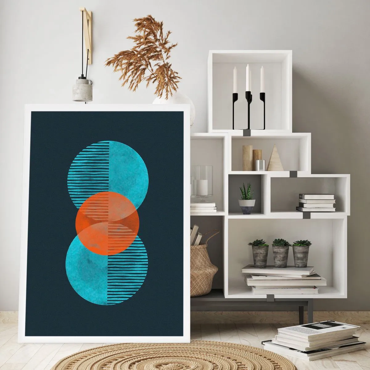 Affisch - Symmetrisk komposition - 70x100 cm