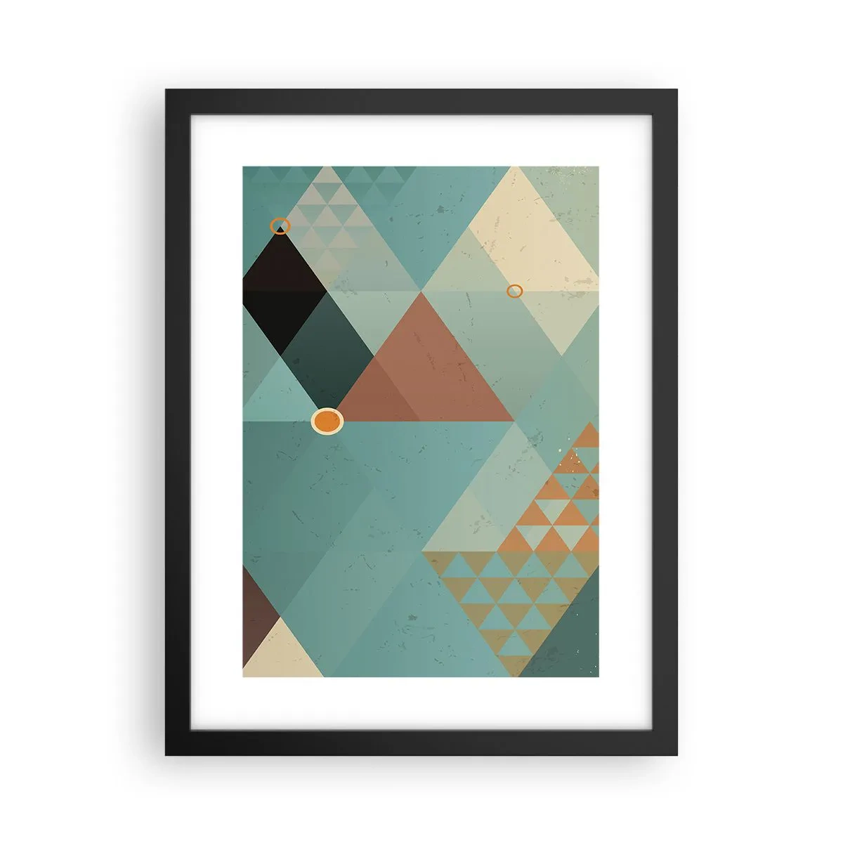 Affisch i svart ram - Mångfaldens enighet, enighetens mångfald - 30x40 cm