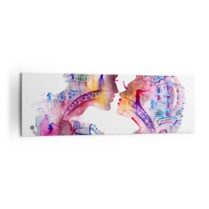 Canvastavla - Bild på duk - Suckarnas hemliga bro - 160x50 cm
