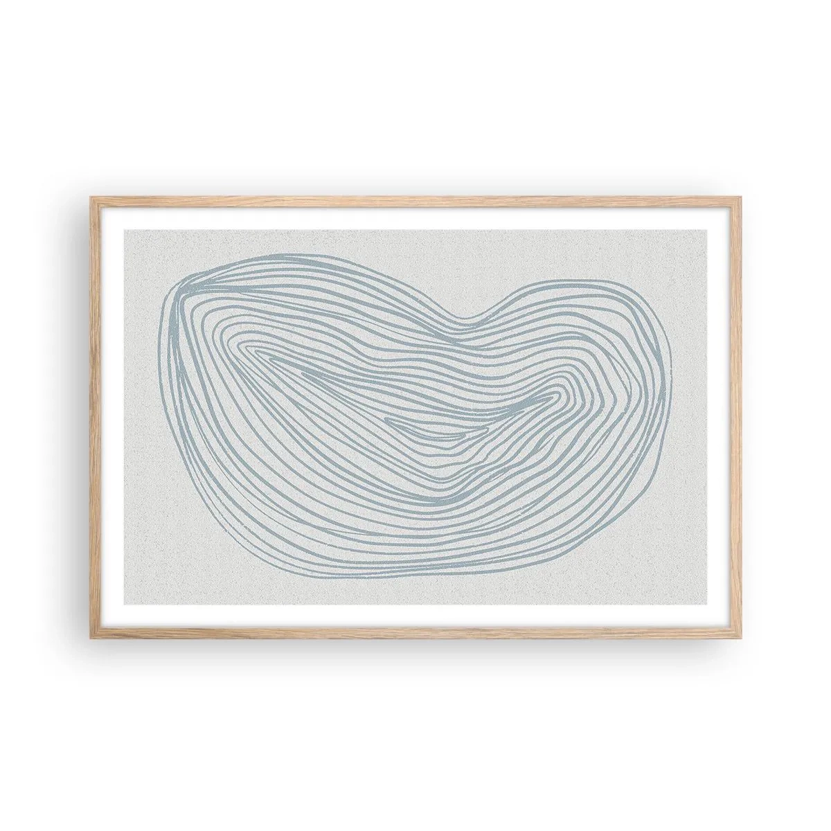 Affisch i ram av ljusek - Droppens leende - 91x61 cm