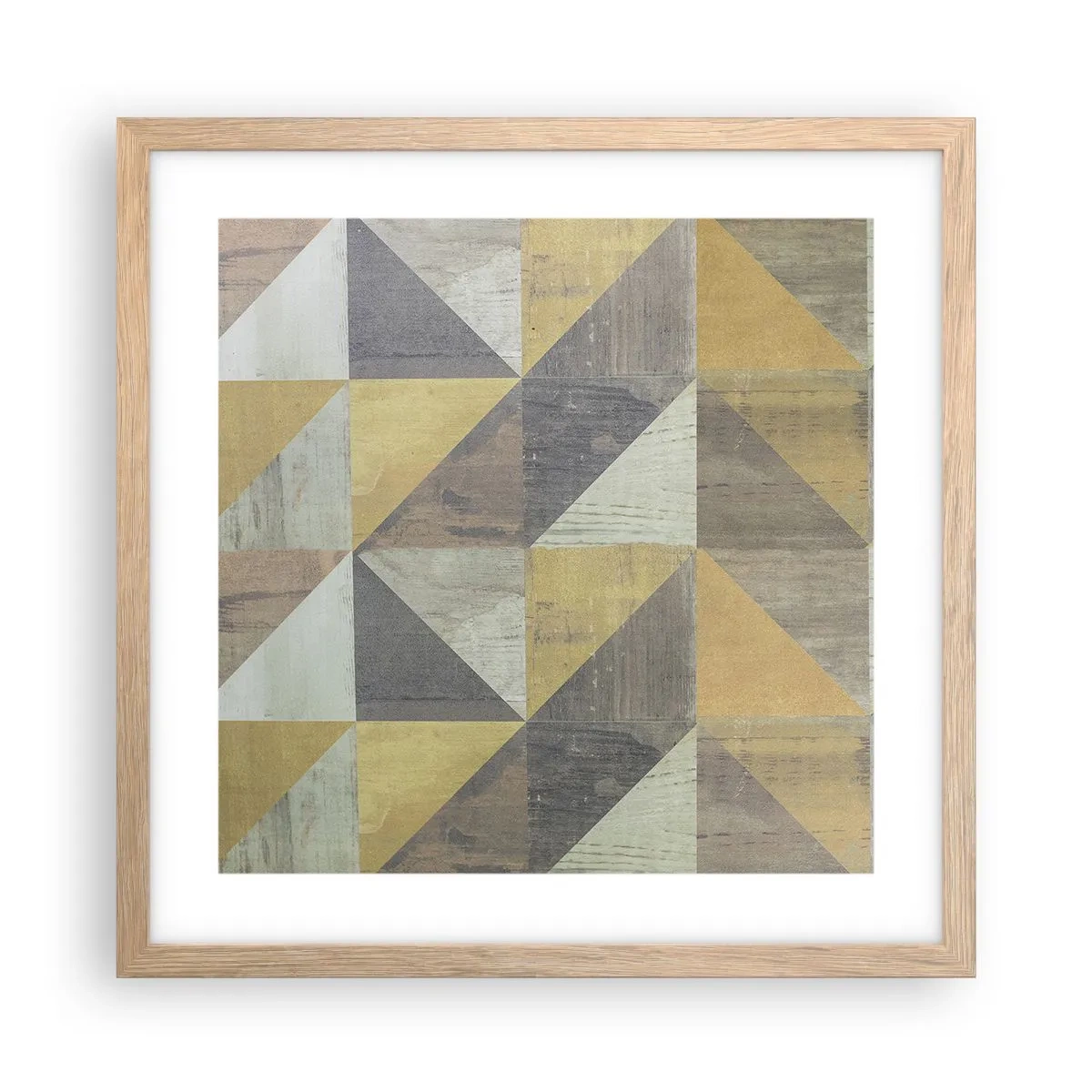 Affisch i ram av ljusek - Under triangelns vinkel - 40x40 cm