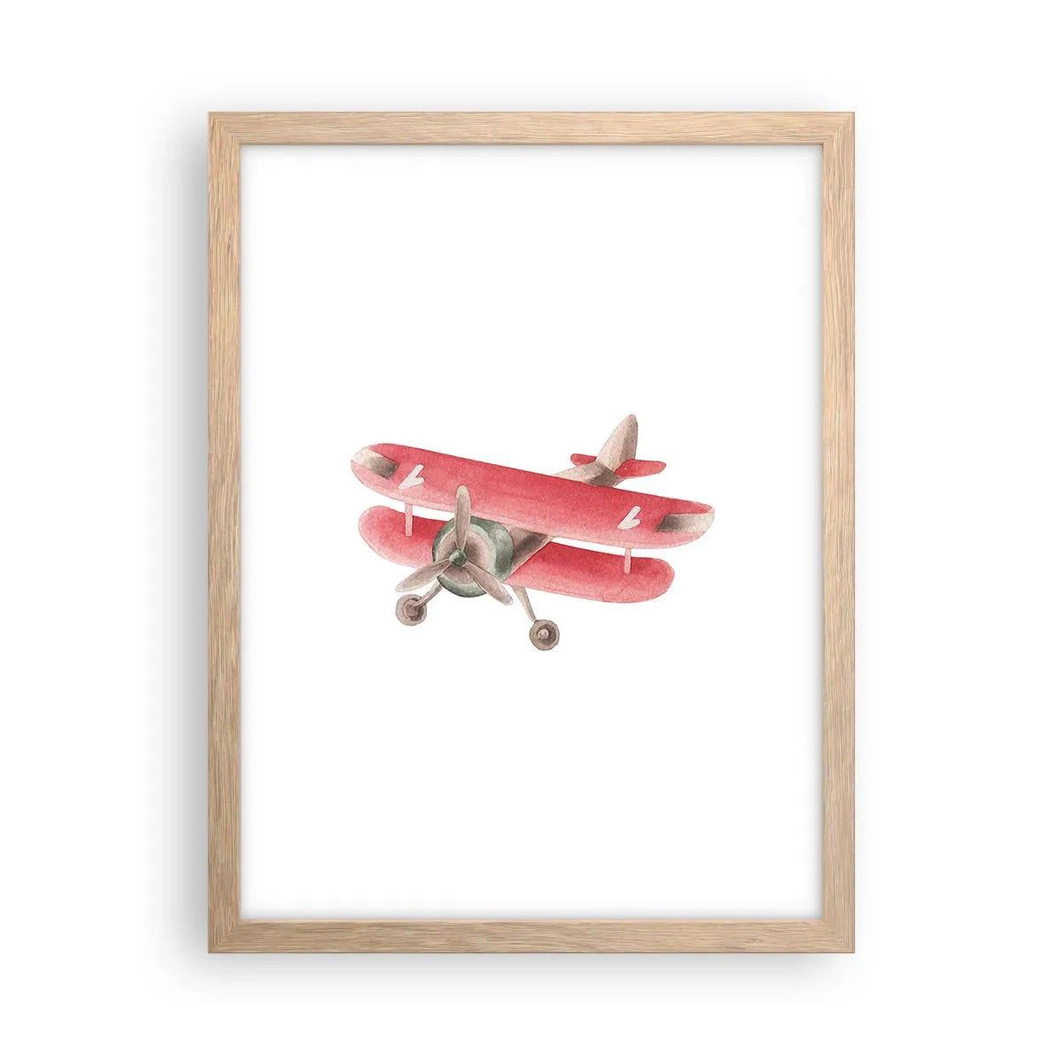 Affisch i ram av ljusek - Redo att flyga högt - 30x40 cm