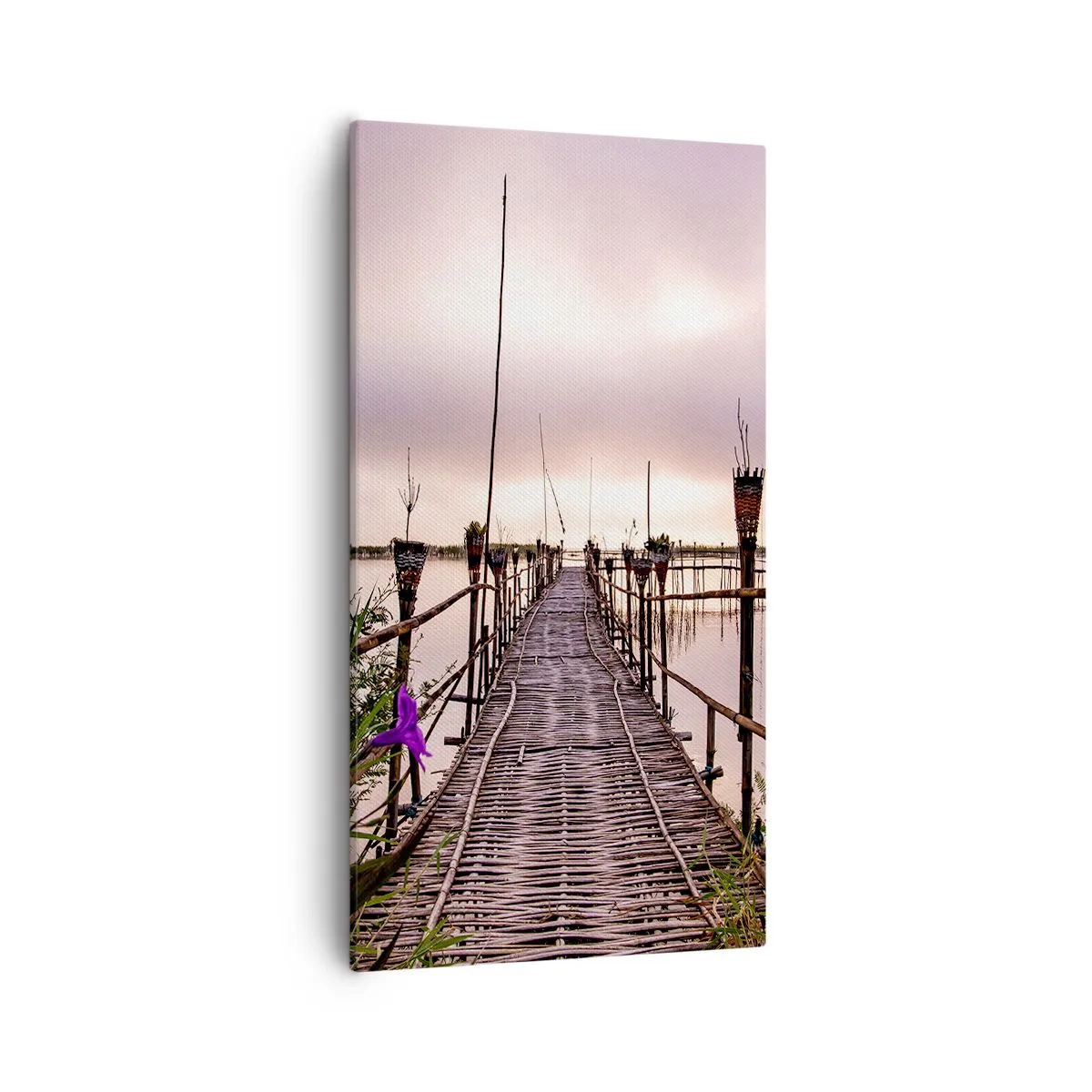 Canvastavla - Bild på duk - Asiens lugn och tystnad - 55x100 cm