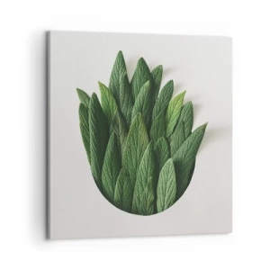 Canvastavla - Bild på duk - Ostoppbar nyfikenhet - 60x60 cm