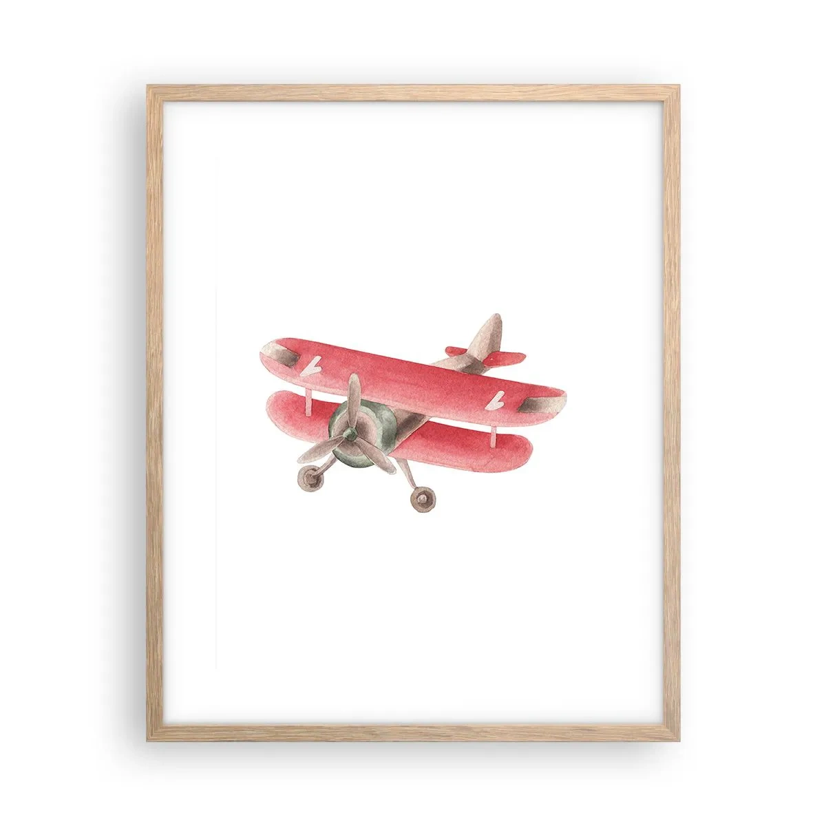 Affisch i ram av ljusek - Redo att flyga högt - 40x50 cm