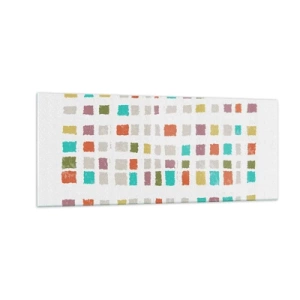 Glastavla - Bild på glas - Ett okänt spel - 100x40 cm