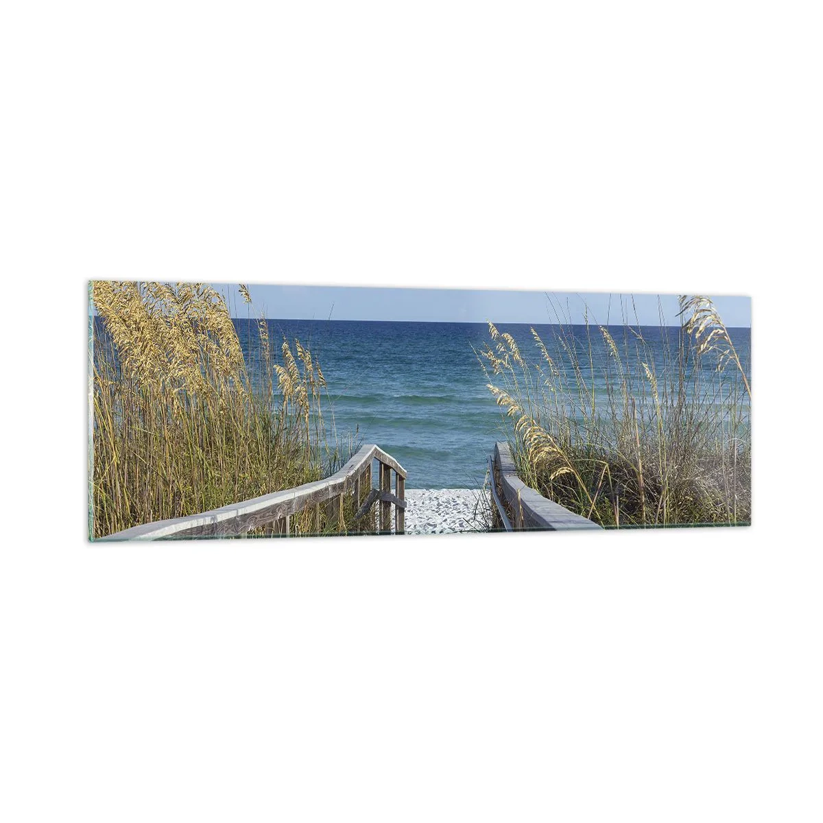 Glastavla - Bild på glas - I solen, i vinden - 90x30 cm