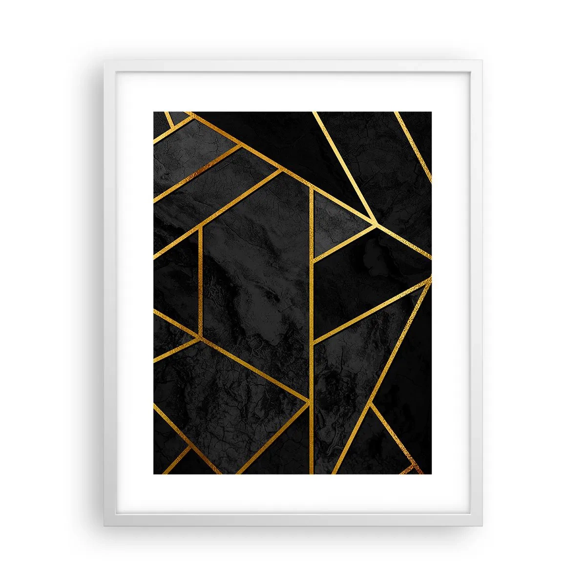 Affisch i vit ram - Mörker och sken - 40x50 cm