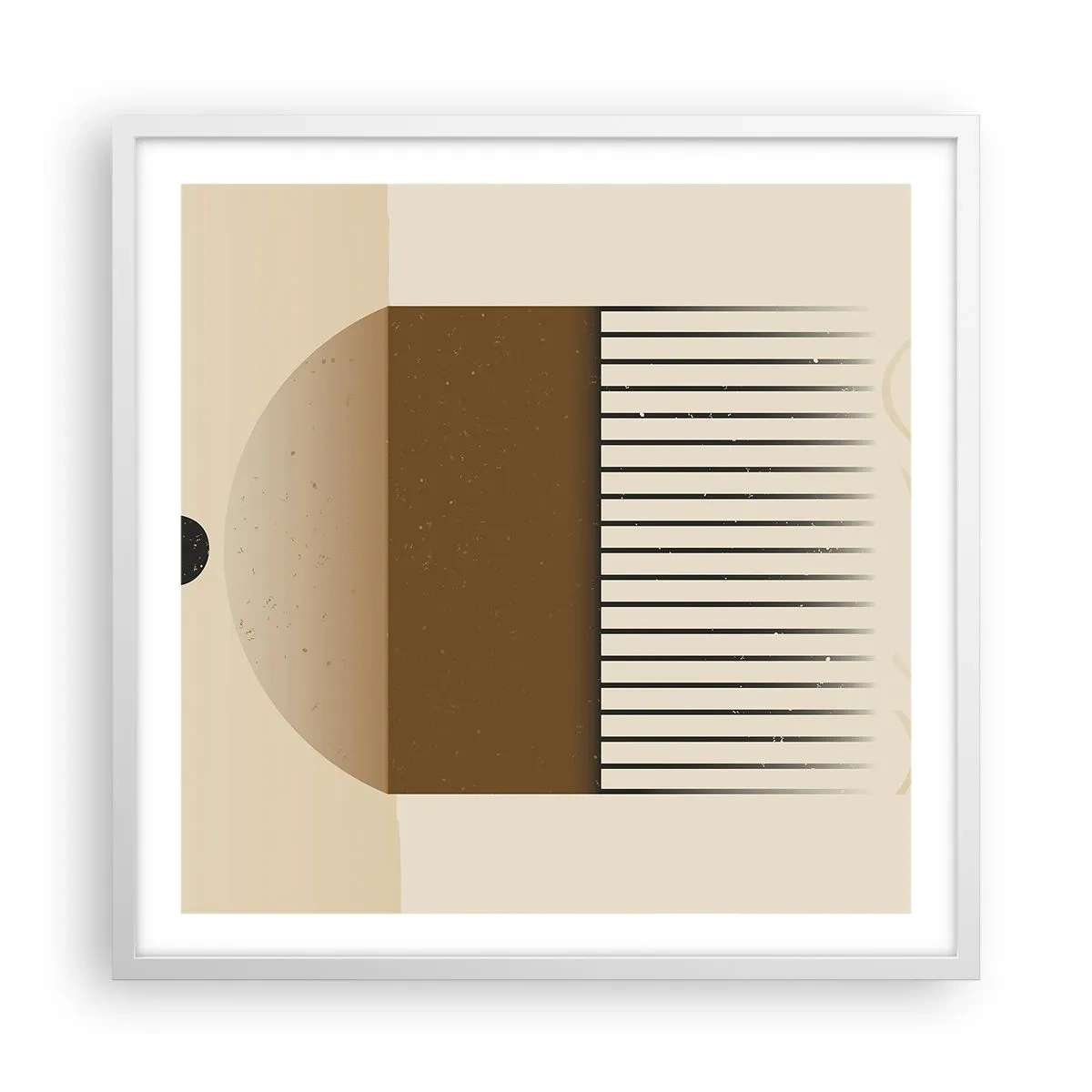 Affisch i vit ram - Olika tillstånd - 60x60 cm