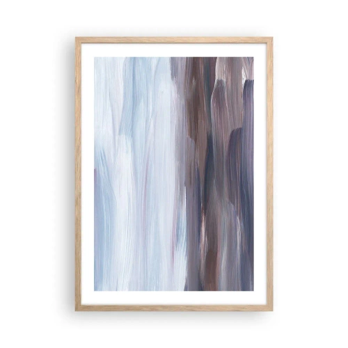 Affisch i ram av ljusek - Element: vatten - 50x70 cm