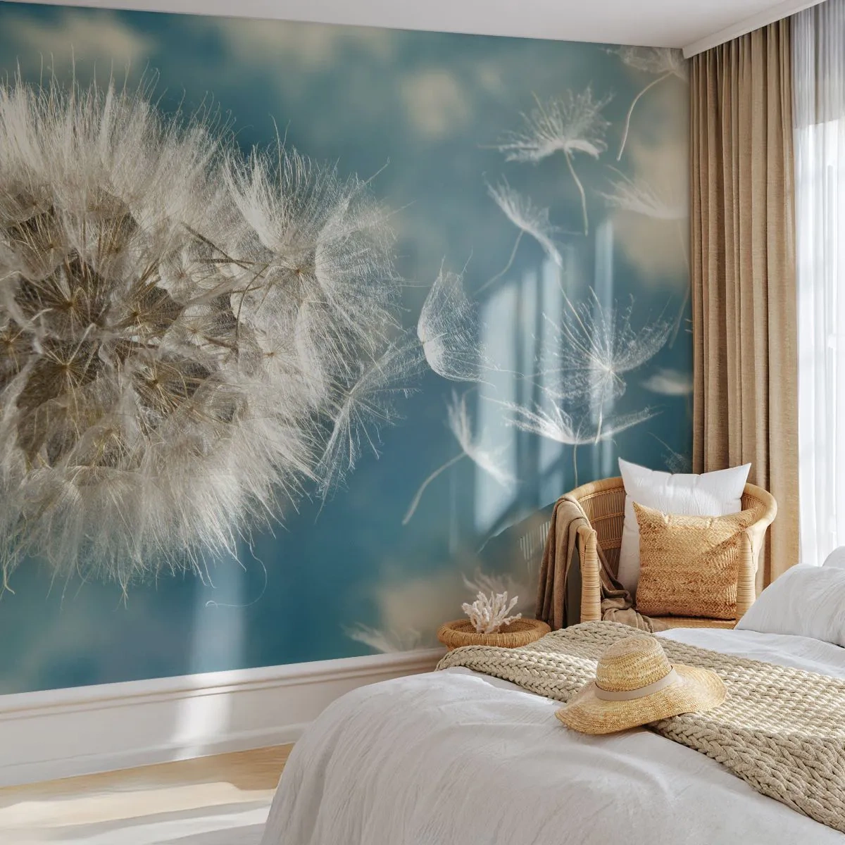 Självhäftande Fototapet Deluxe Sticker - Ängelns andetag - Natur, indisk sommar, Bit - 250x175 cm