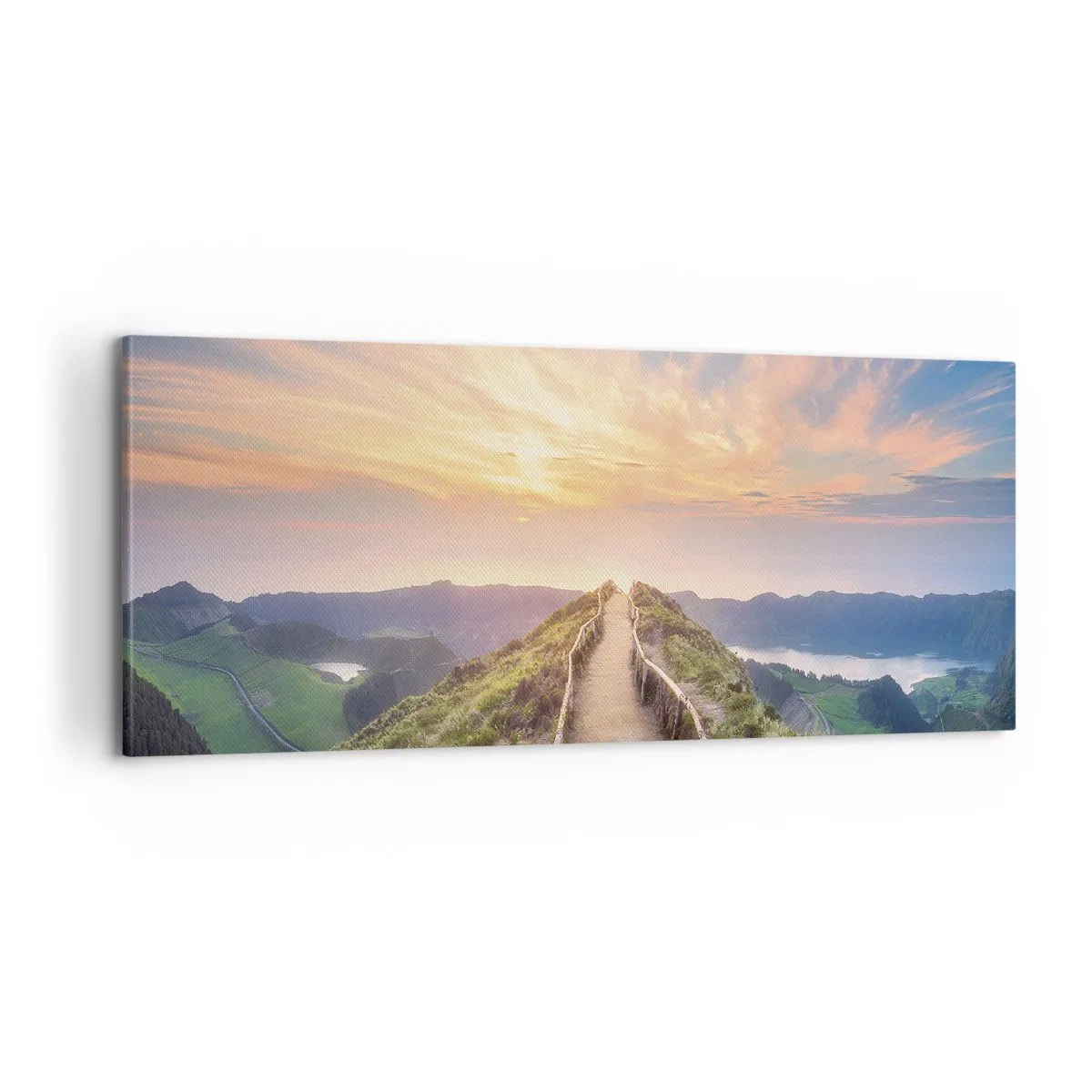 Canvastavla - Bild på duk - Nära himlen - 100x40 cm