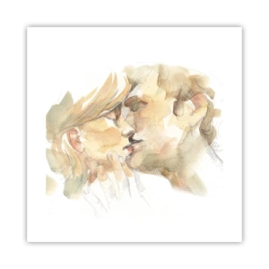 Affisch - Upphittad hälft? - 40x40 cm