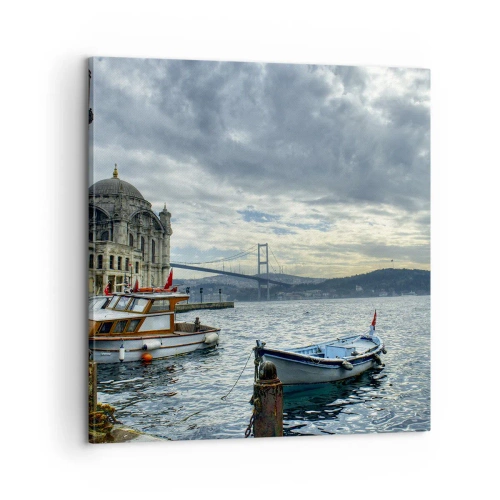 Canvastavla - Bild på duk - På gränsen mellan världarna - 60x60 cm