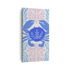 Canvastavla - Bild på duk - Som en havsblomma - 55x100 cm