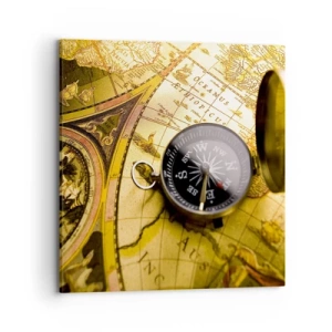 Canvastavla - Bild på duk - Kanske till världens ände? - 70x70 cm