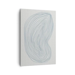 Canvastavla - Bild på duk - Droppens leende - 70x100 cm