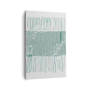 Canvastavla - Bild på duk - Marin abstraktion - 80x120 cm