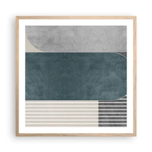 Affisch i ram av ljusek - Horisontell komposition - 60x60 cm