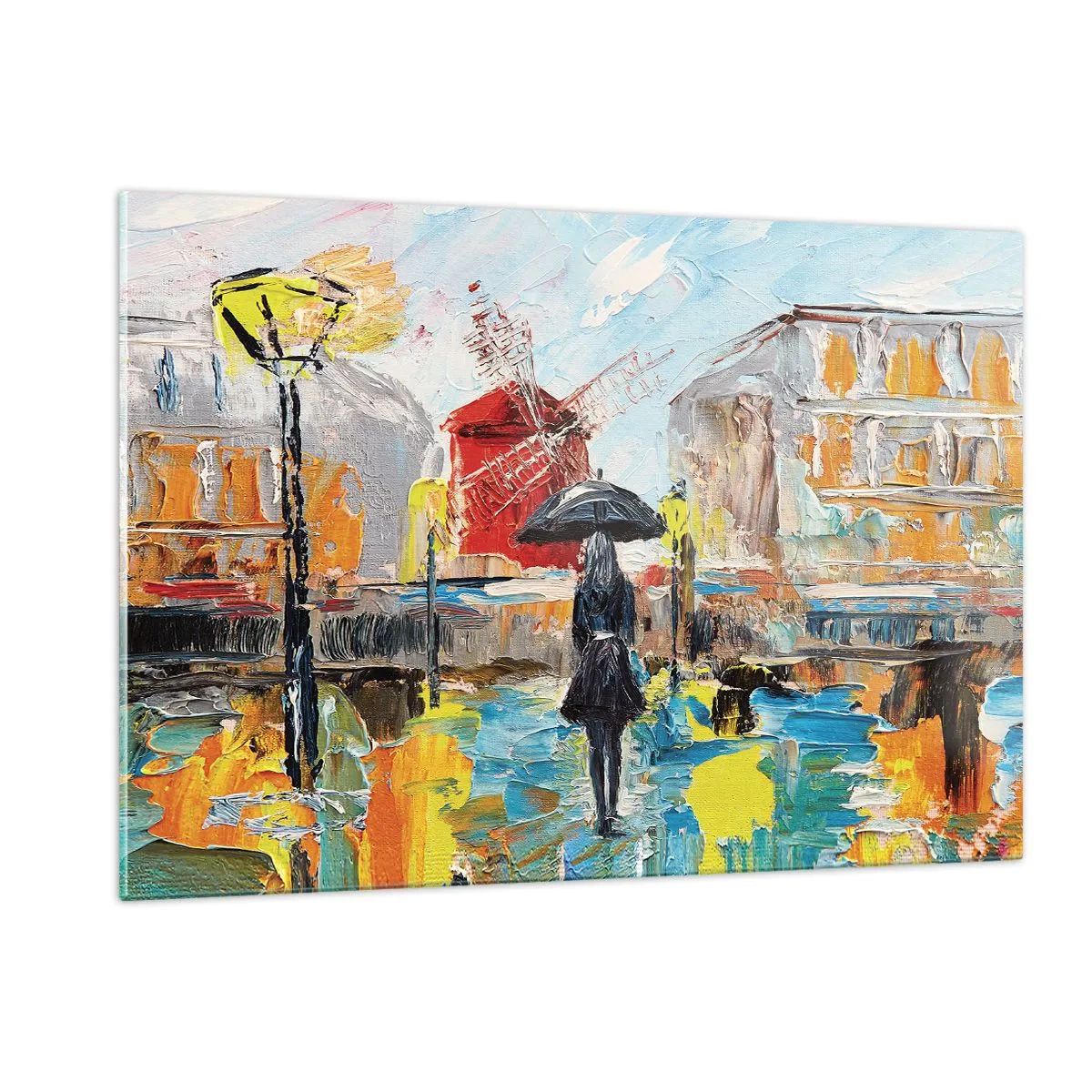 Glastavla - Bild på glas - Parislegender - 120x80 cm
