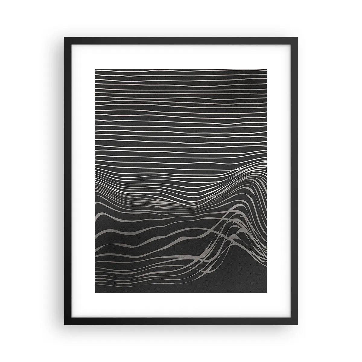 Affisch i svart ram - Rytm och accent - 40x50 cm