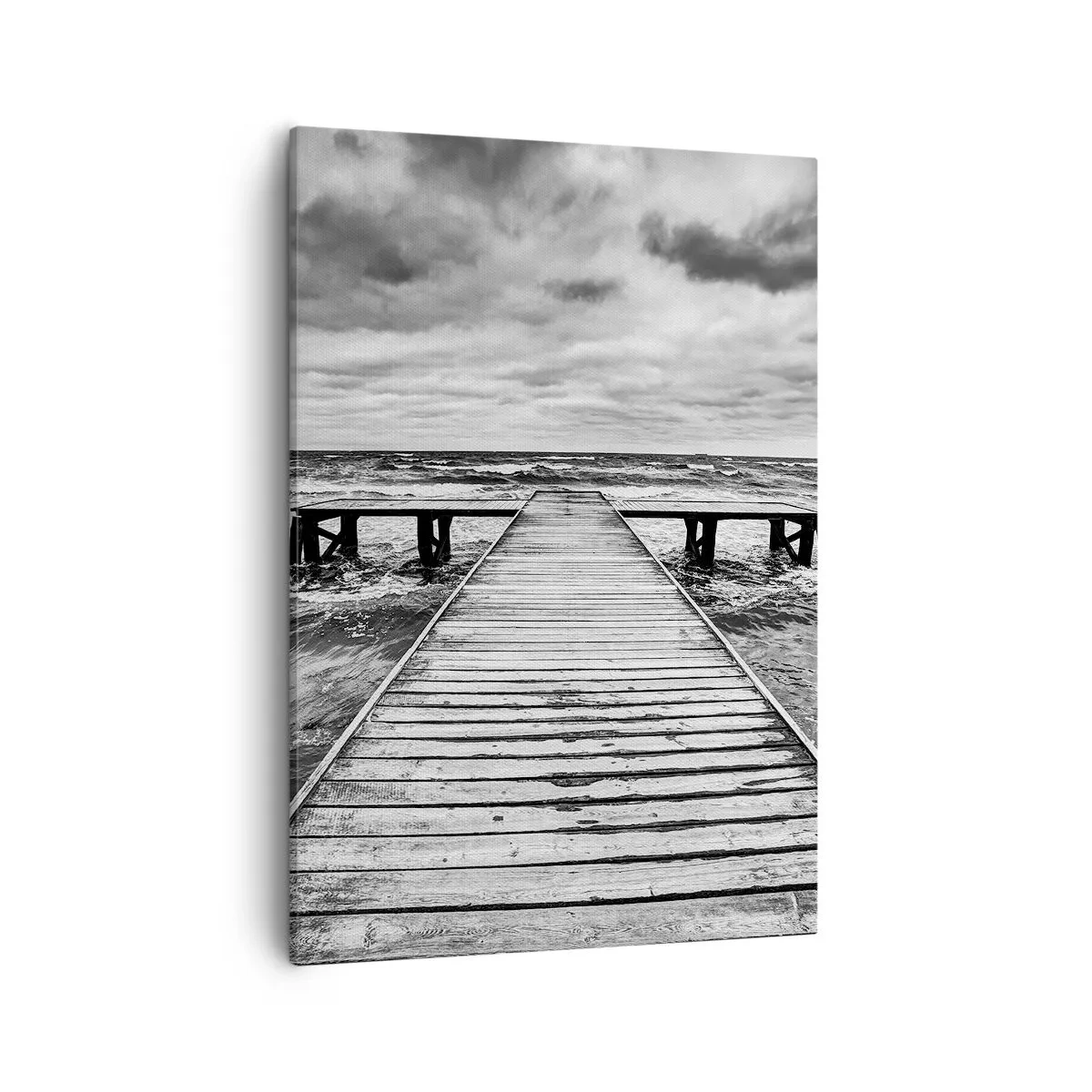 Canvastavla - Bild på duk - Jag väntar på vind som blåser bort... - 50x70 cm